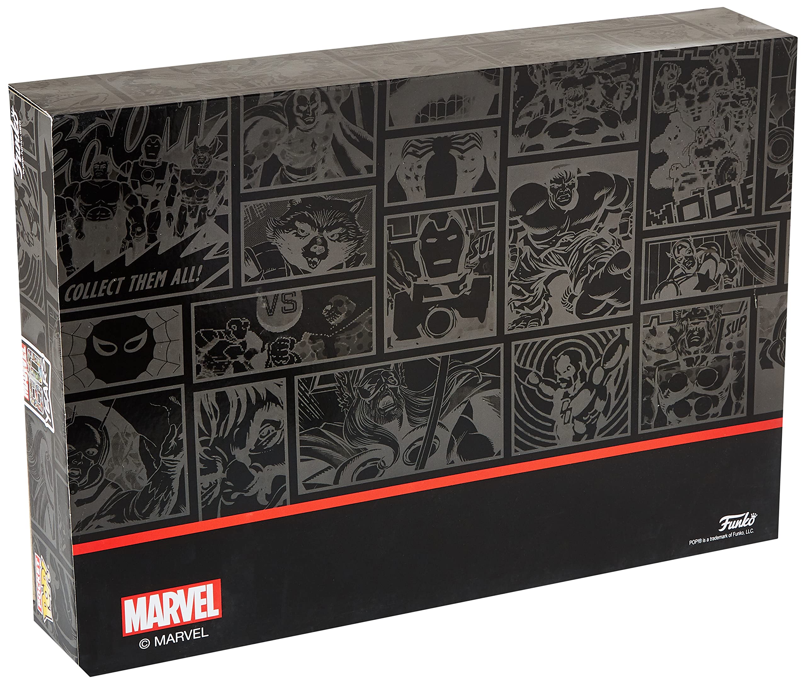 Funko calendar opened showing numbered compartments and surprise pockets