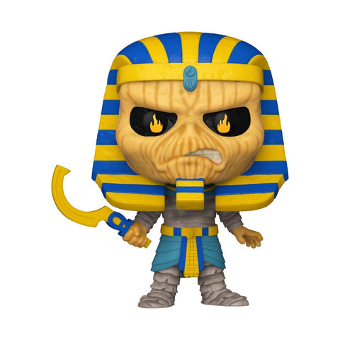Funko Pharaoh Eddie close sculpt detail highlighting paintwork and texture durability