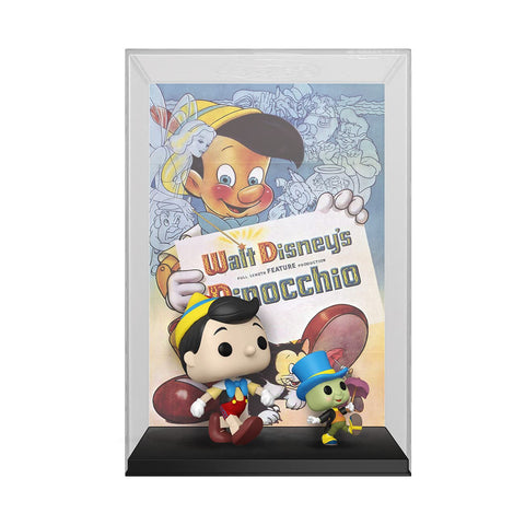 Funko Pinocchio poster front view showing vibrant characters and instant display appeal