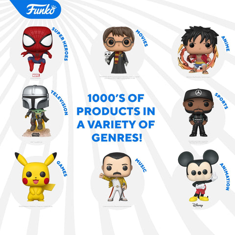 Funko Reese's on a desk among books adding playful pop-culture decor to workspace