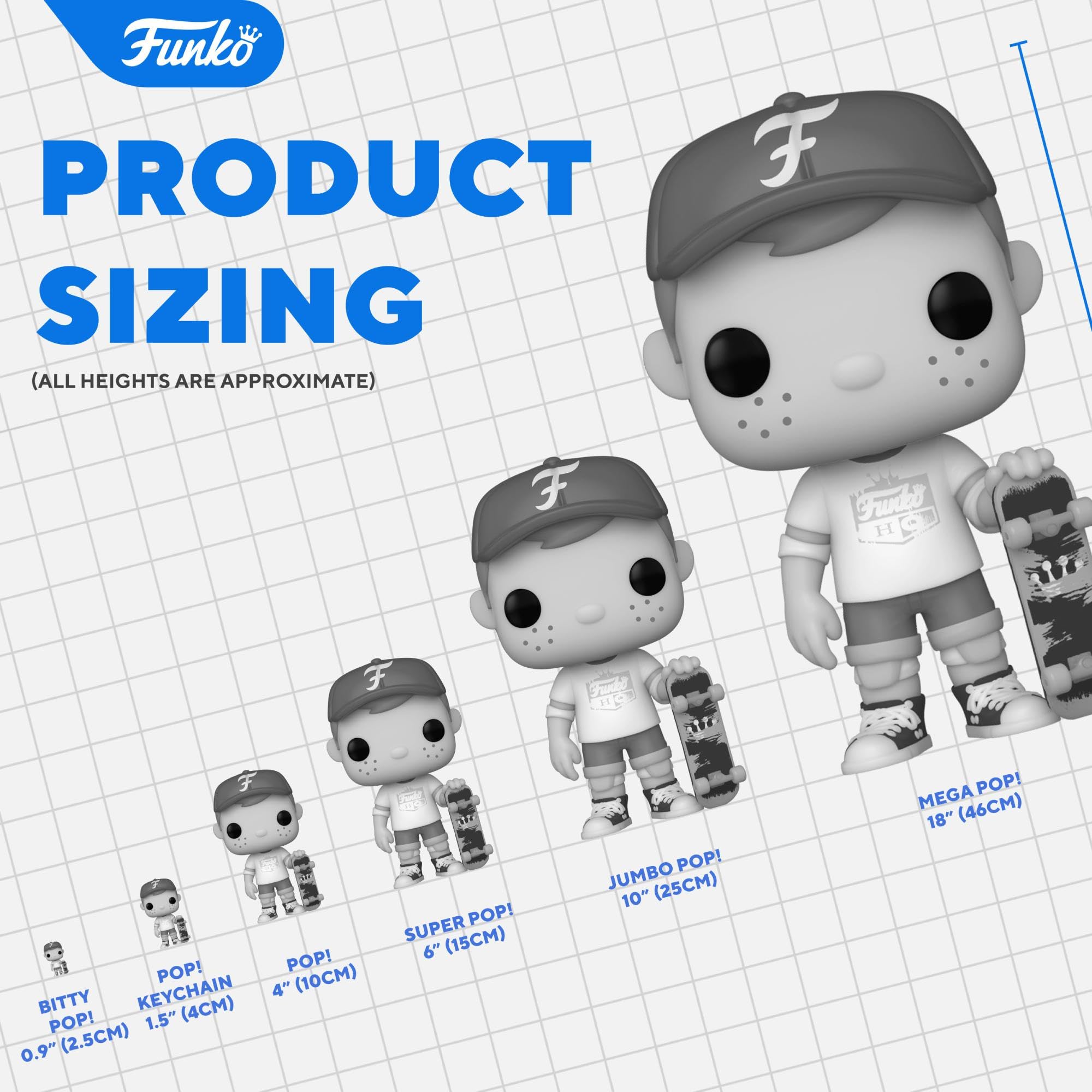 Funko Reese's beside standard Pop box for scale showing compact display size