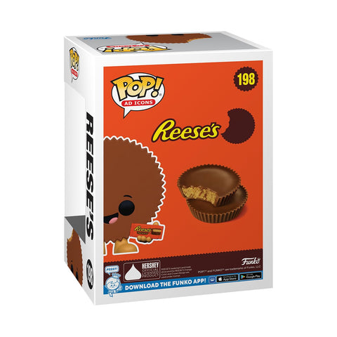 Funko Reese's top label close-up showing crisp printing and collectible authenticity