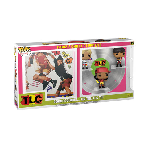 Close-up of Funko TLC figures highlighting sculpt detail and durable vinyl finish benefits