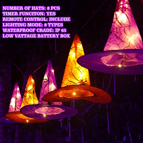 FUNPENY string lights draped on a porch creating festive Halloween curb appeal and ambiance