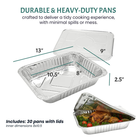 FUNSTITUTION pan in oven with lasagna demonstrating even baking performance