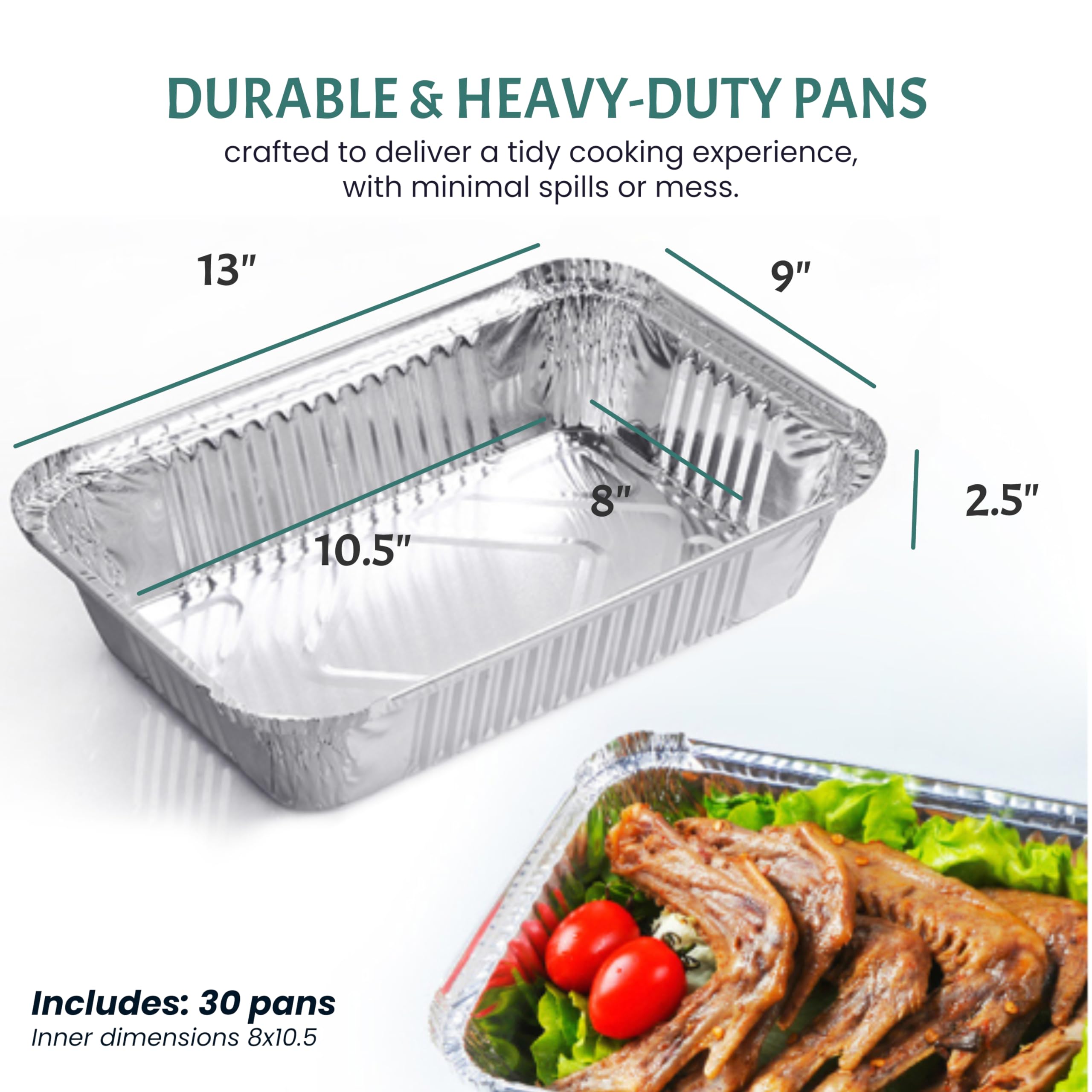 FUNSTITUTION pan in oven with lasagna showing reliable baking performance