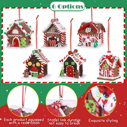 Funtery ornaments hung on a Christmas tree creating warm holiday ambiance