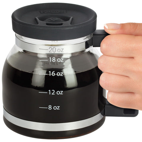 Funwares Cupa Joe front view showing retro diner pot shape and large capacity benefit