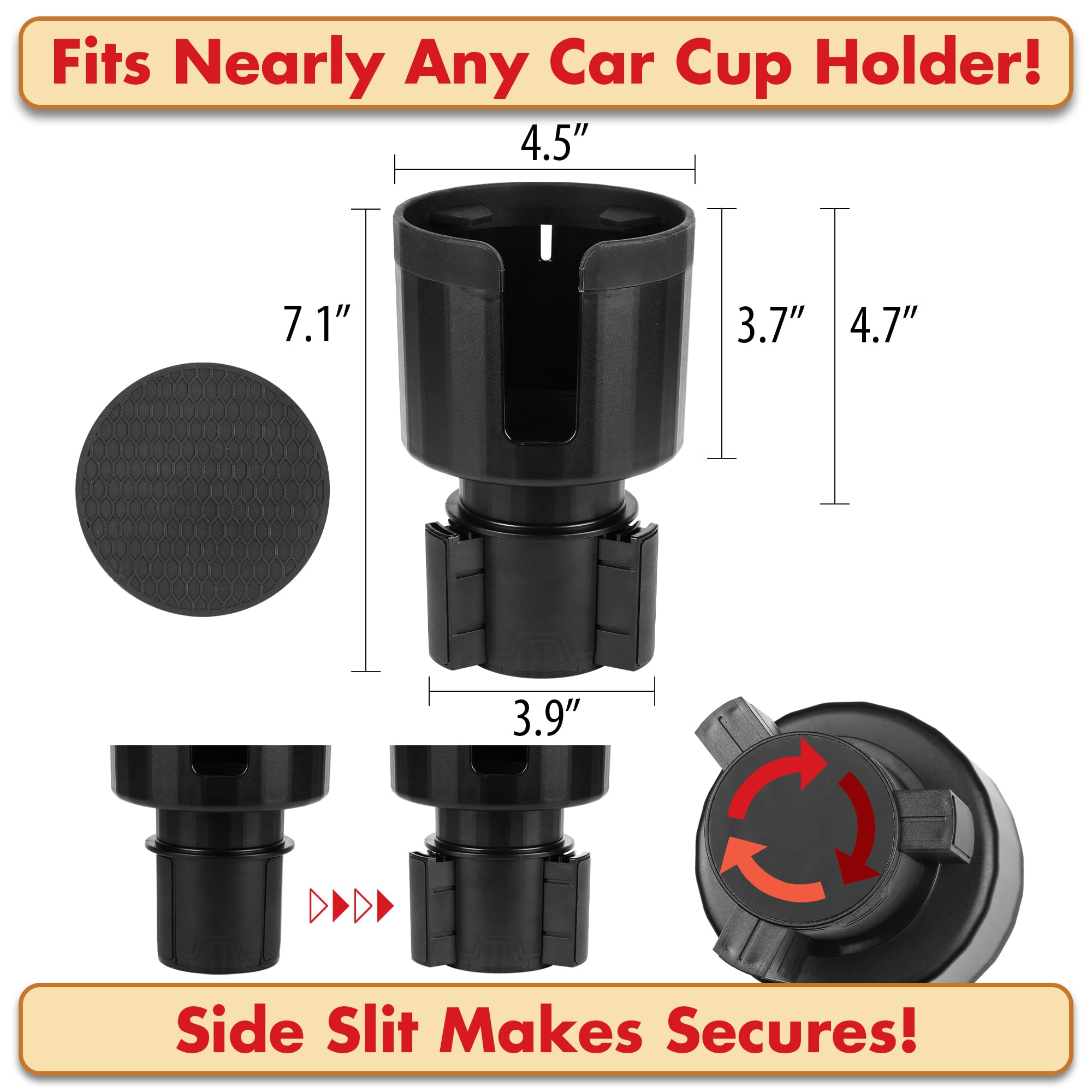 Funwares Cupa Joe ergonomic handle close-up for a comfortable secure grip