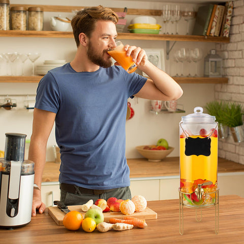 FUREEY lifestyle backyard party setup highlighting effortless self-serve