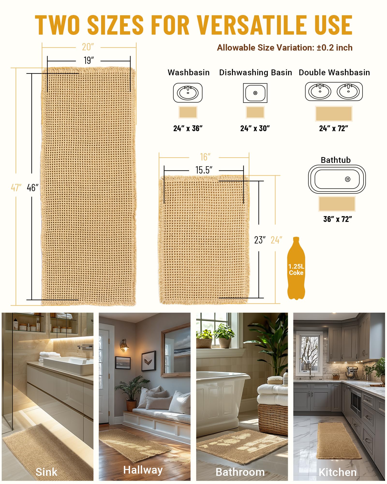 Furicher waffle texture close-up highlighting plush weave for fast absorption