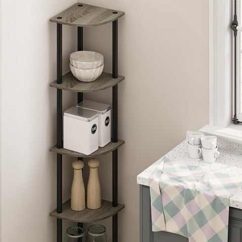 Furinno close-up of French oak finish highlighting texture and style benefit
