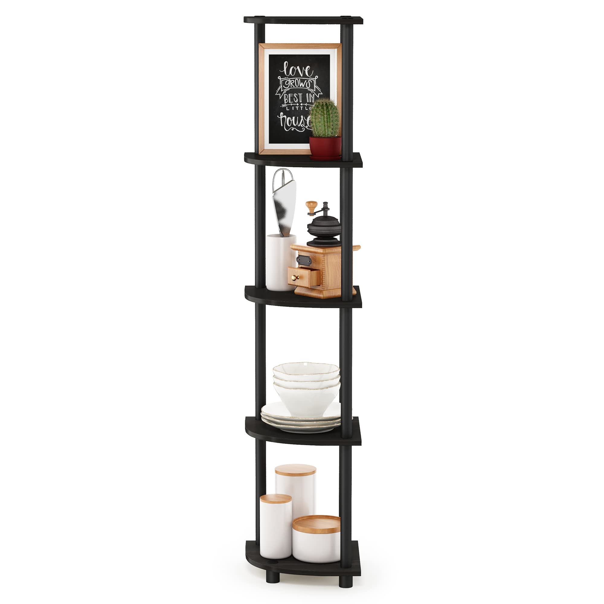 Furinno in living room displaying decor to personalize small spaces