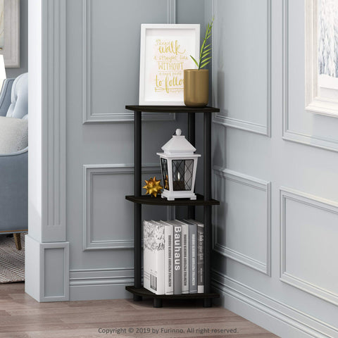 Furinno side profile in a room corner demonstrating space-saving benefit