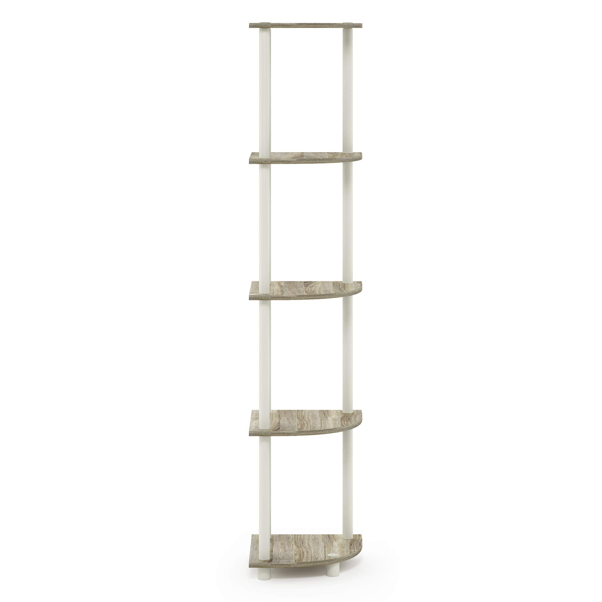 Furinno top shelf styled with decor showing attractive display benefit