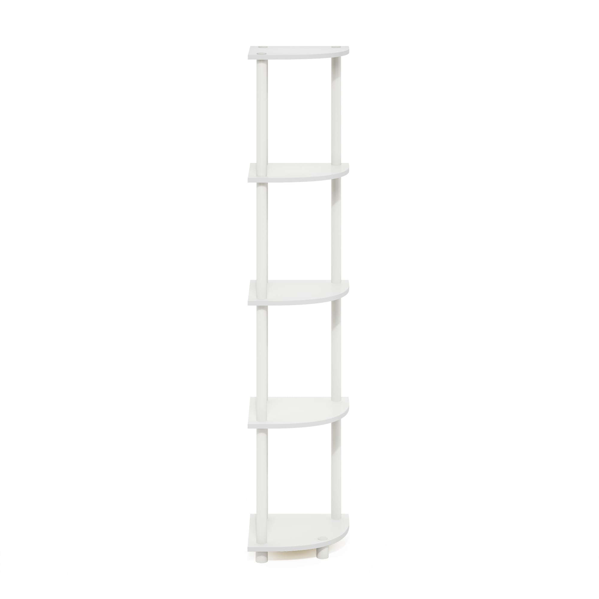 Furinno packaged parts and instructions showing easy assembly and included wall anchor