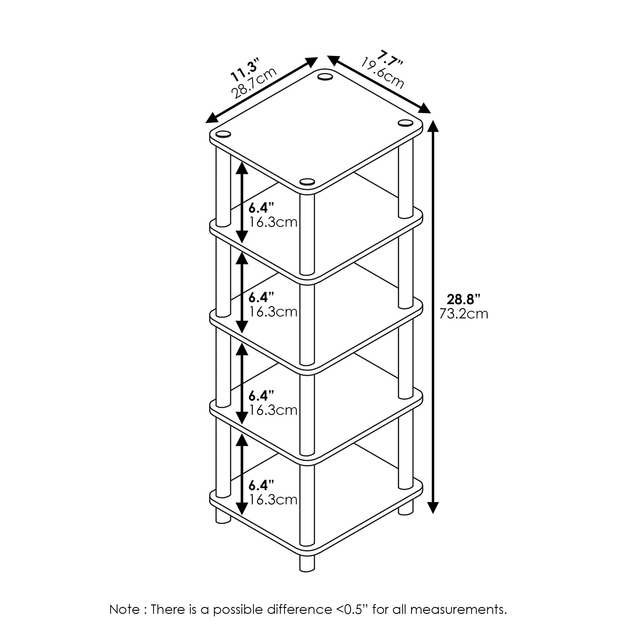 Furinno PVC tube connection detail highlighting toolless assembly strength