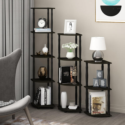 Furinno close-up of composite wood shelf texture highlighting durable finish and clean edges