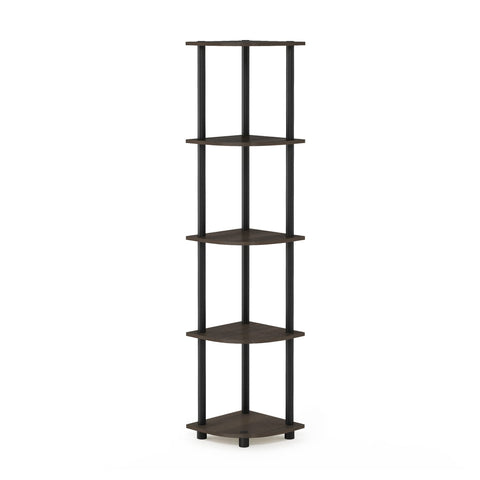 Furinno lifestyle corner shot of shelf in room showing compact design and stylish fit