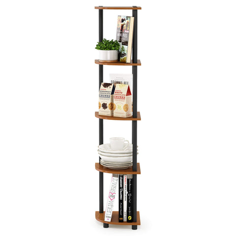 Furinno closeup of top tier decor showing display versatility benefit