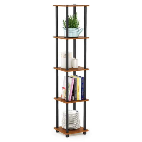 Furinno top tier with plant showing decorative display and stability