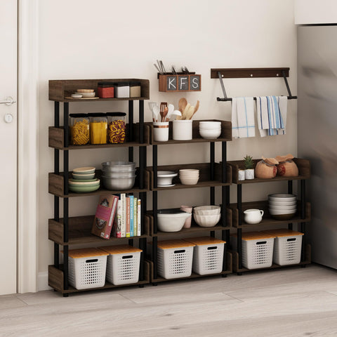 Furinno close-up of side panel rounded edge highlighting safety and style