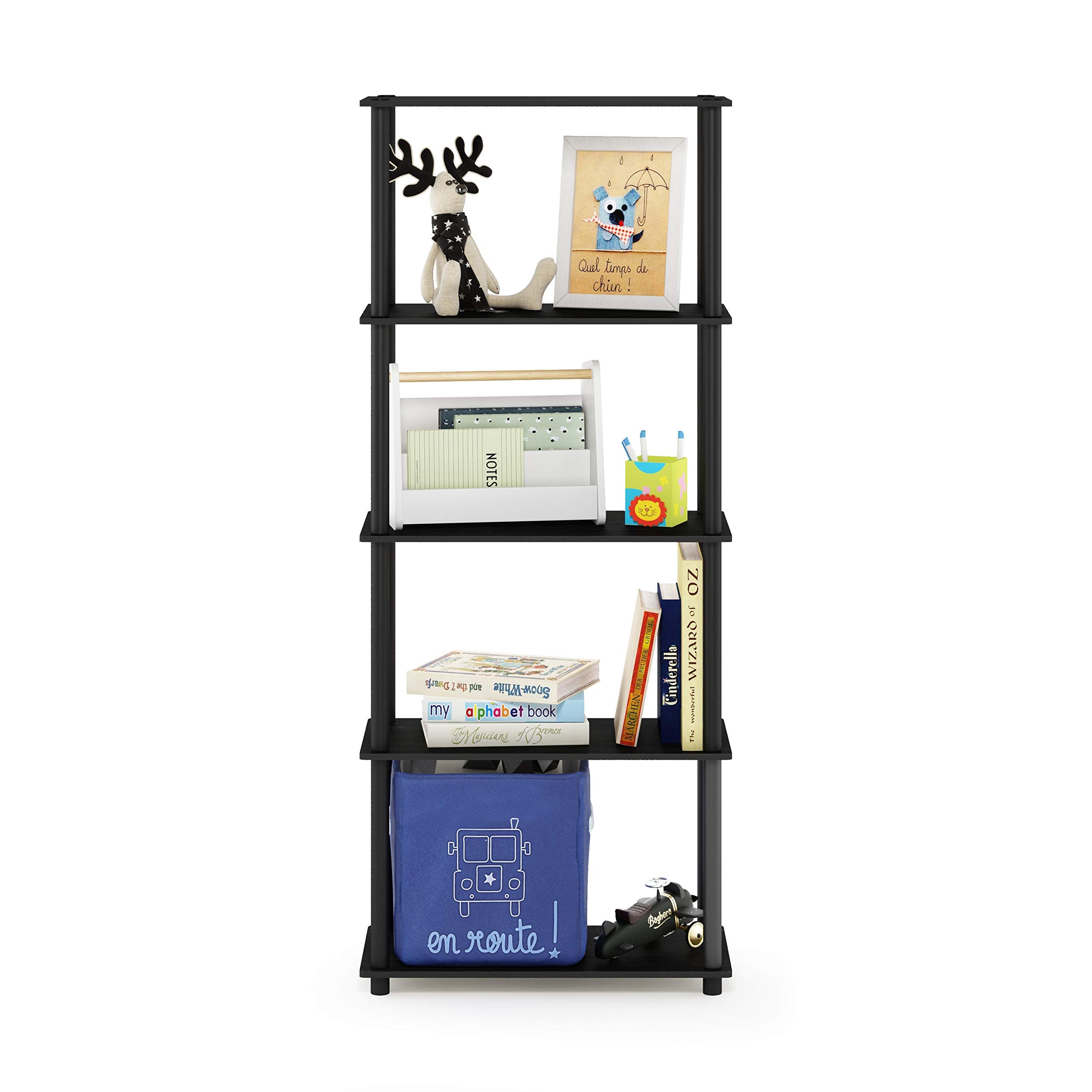 Furinno placed in a corner illustrating compact footprint benefit