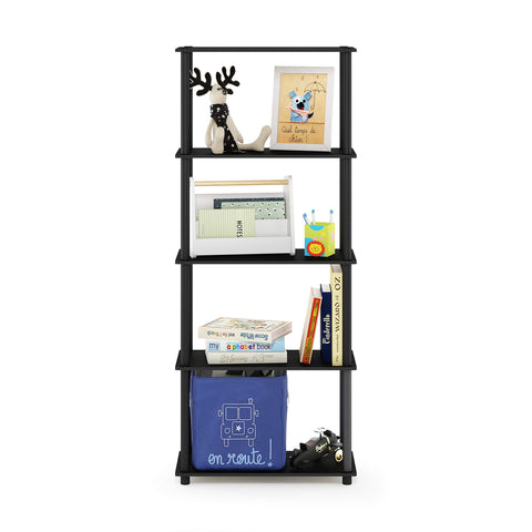 Furinno placed in a corner illustrating compact footprint benefit