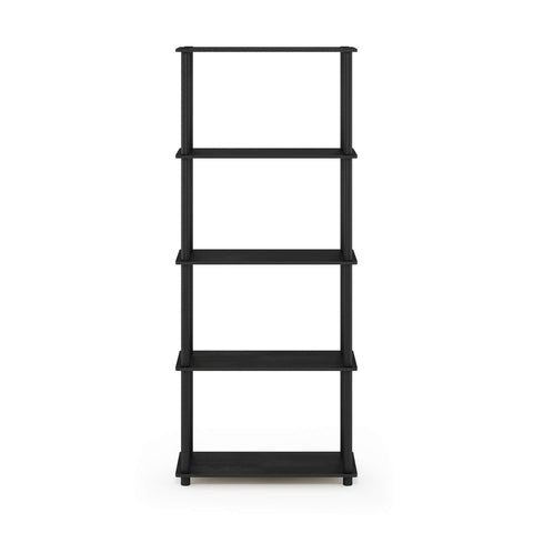 Furinno beside a desk showing scale and versatile placement benefit