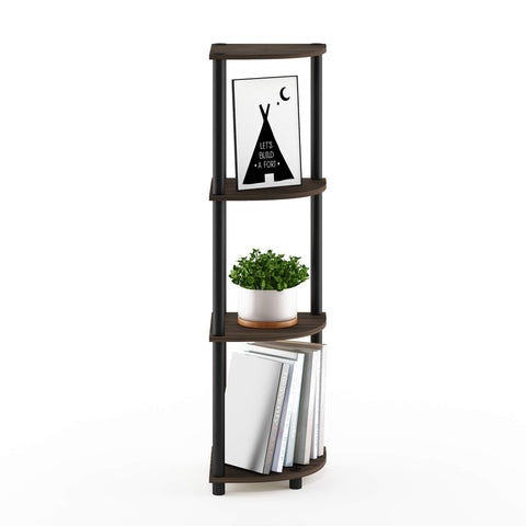 Furinno top shelf detail showing edge finish and stable support benefit