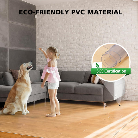 FURKIT mat edge flat detail showing non-curling safety and stability