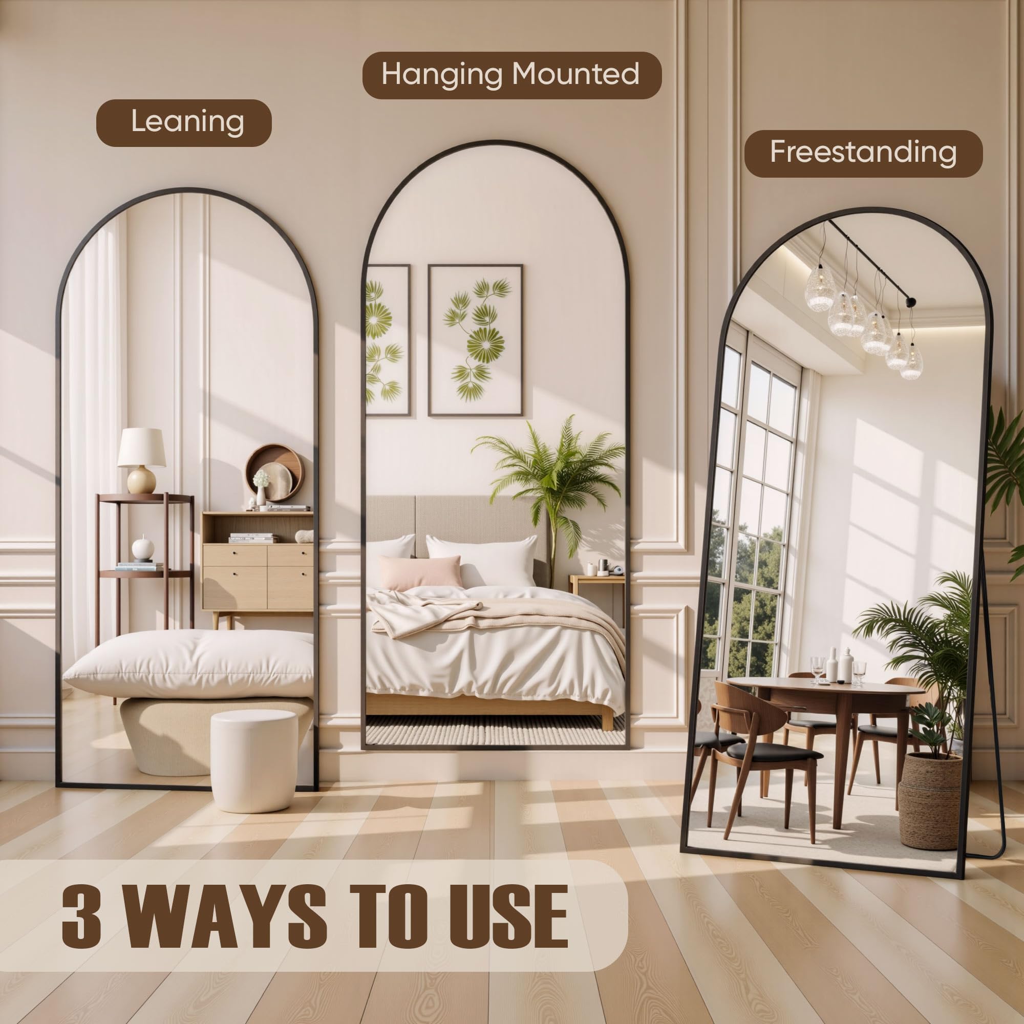 Furnbar mirror in a retail boutique display illustrating styling and merchandising appeal