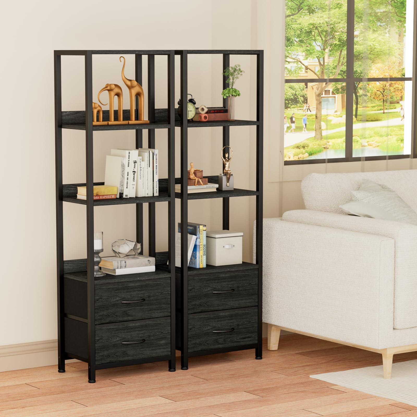 Furnulem open drawers showing internal storage and easy access