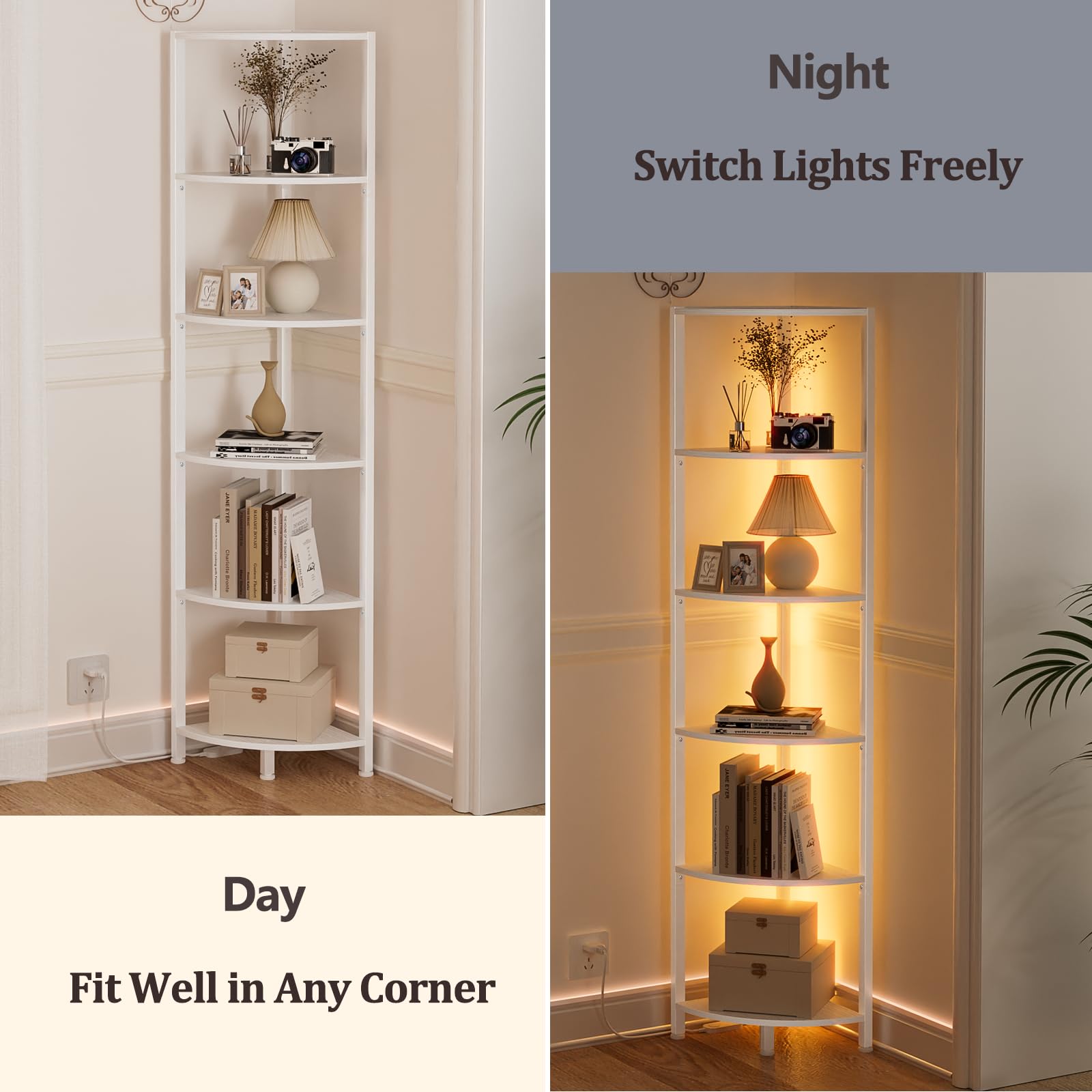 Furnulem shelf in bathroom storage setup demonstrating space-saving utility