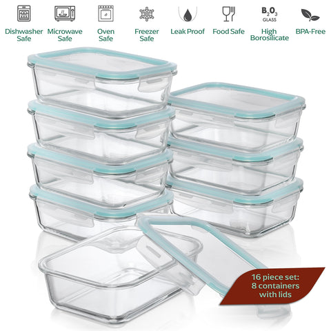 Fusion Gourmet stacked containers in cabinet showing space-saving benefit