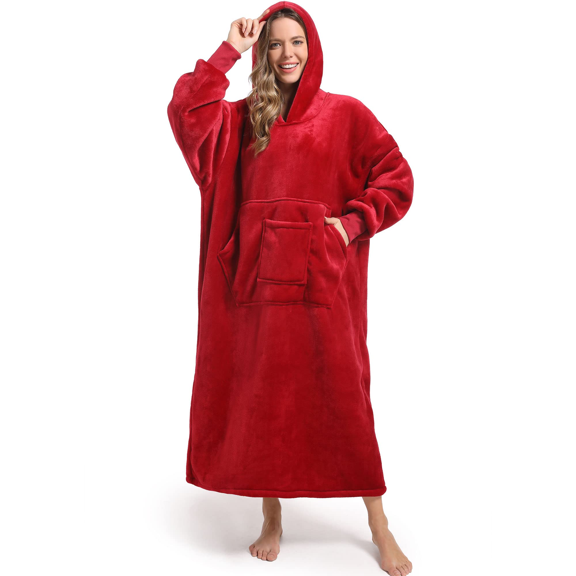 FUSSEDA flat lay next to ruler showing oversized fit and coverage benefit