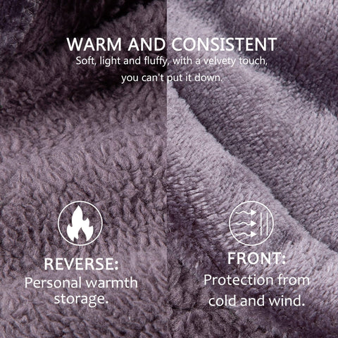 FUSSEDA Sherpa lining close-up highlighting plush texture and superior insulation