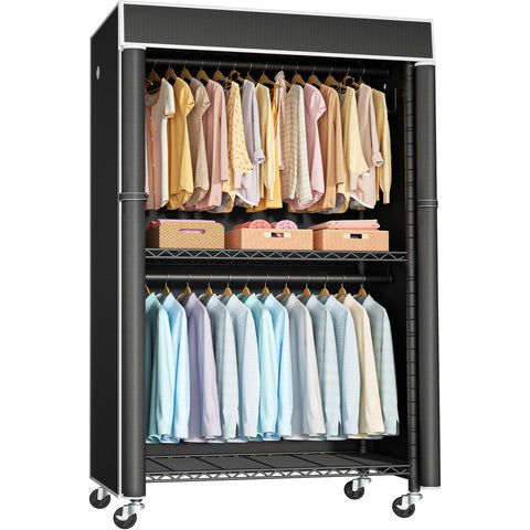 FUTASSI front view with cover showing protected storage and compact footprint