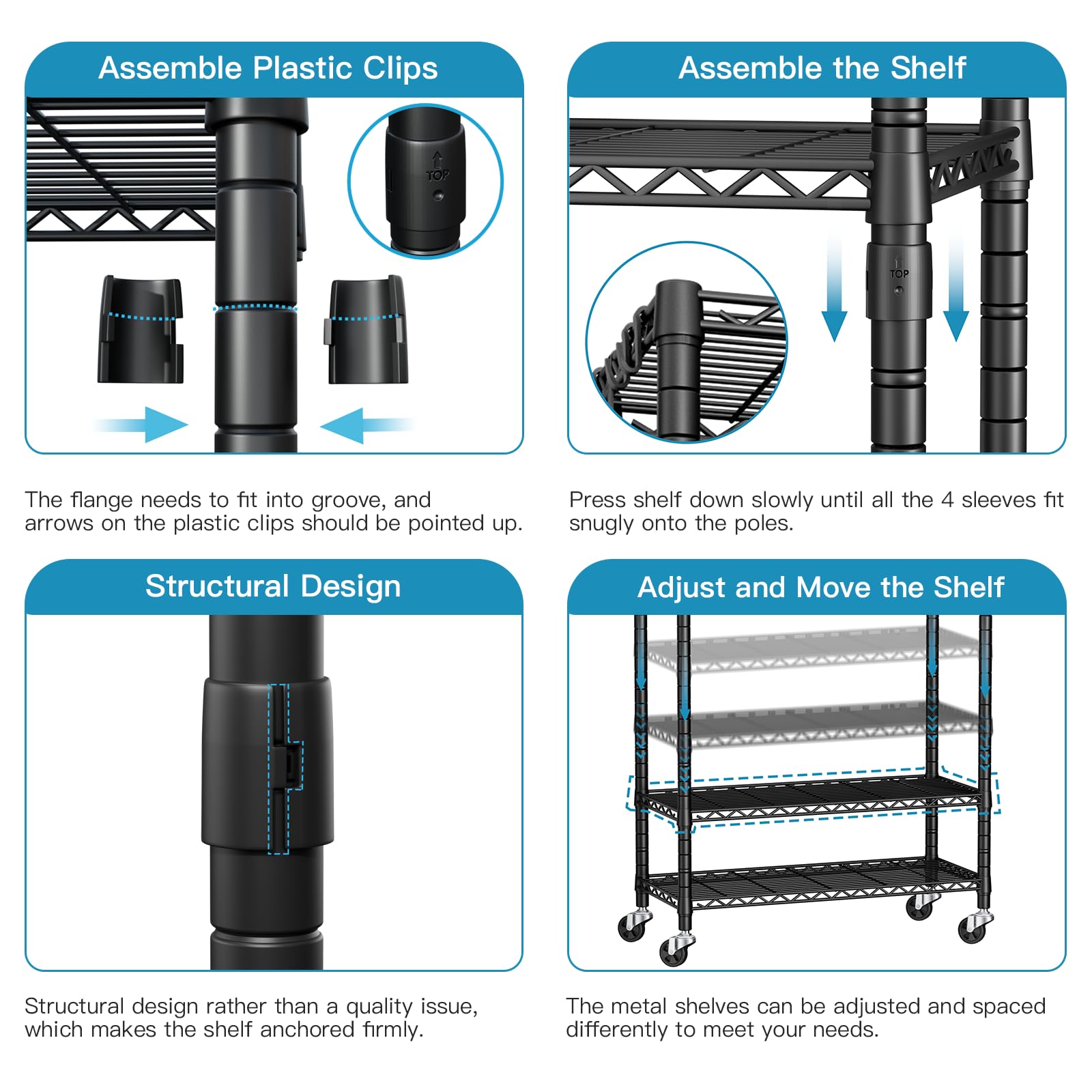 FUTASSI label and anti-tip accessories showing safety and stability benefit