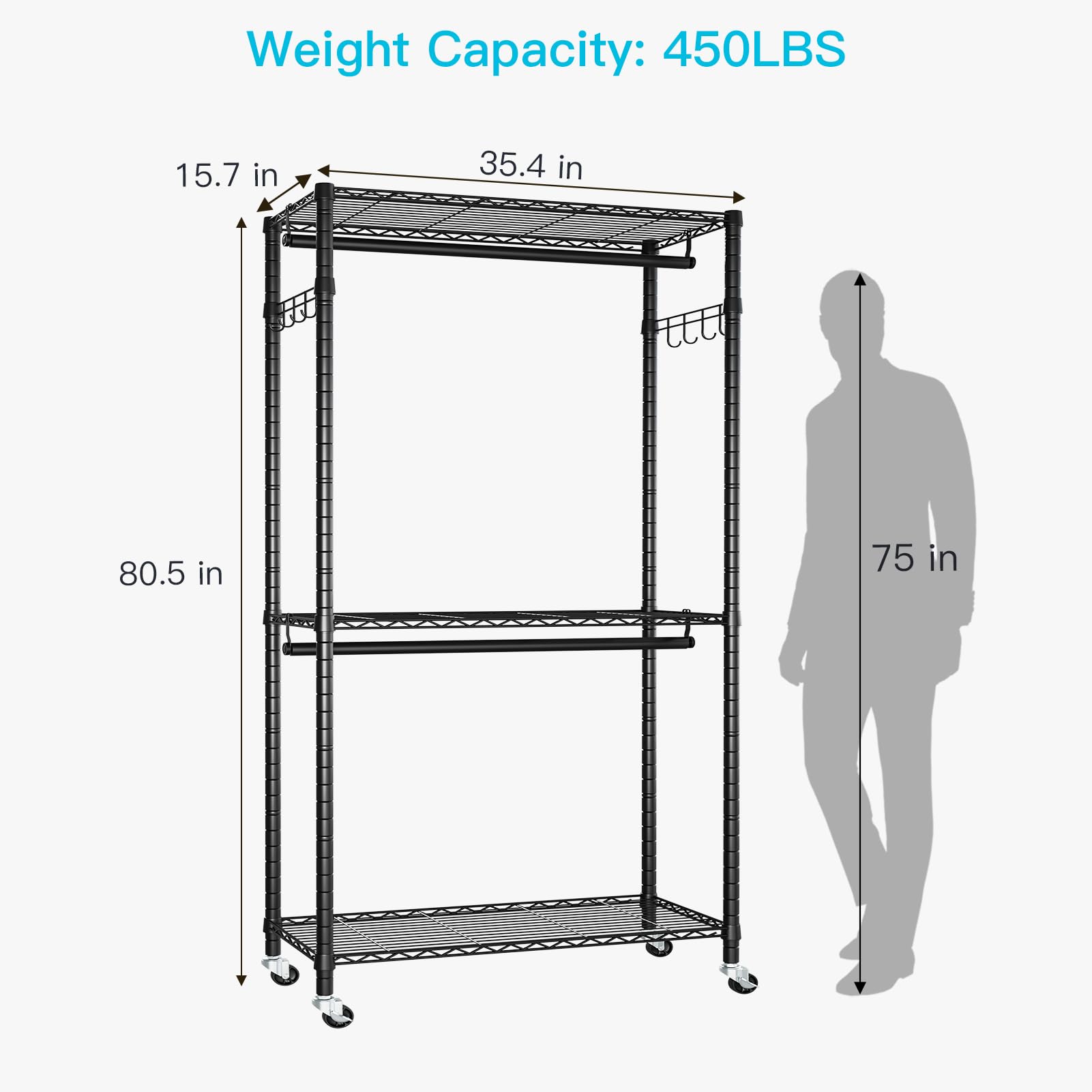 FUTASSI label and powder-coated finish showing rust-resistant protective benefit