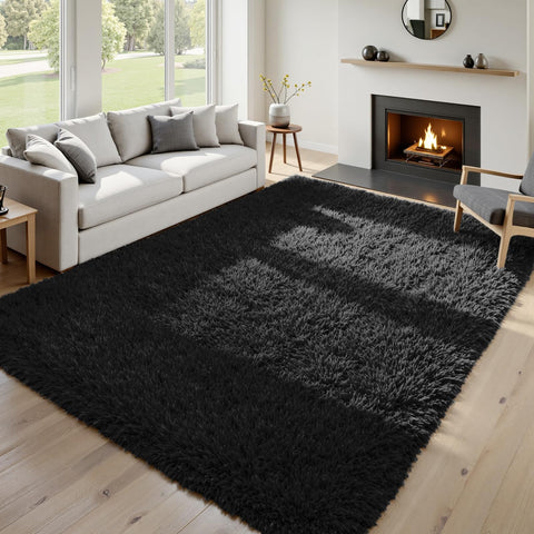 Fuzziness vacuum-packed unboxed flat showing easy setup and fluff