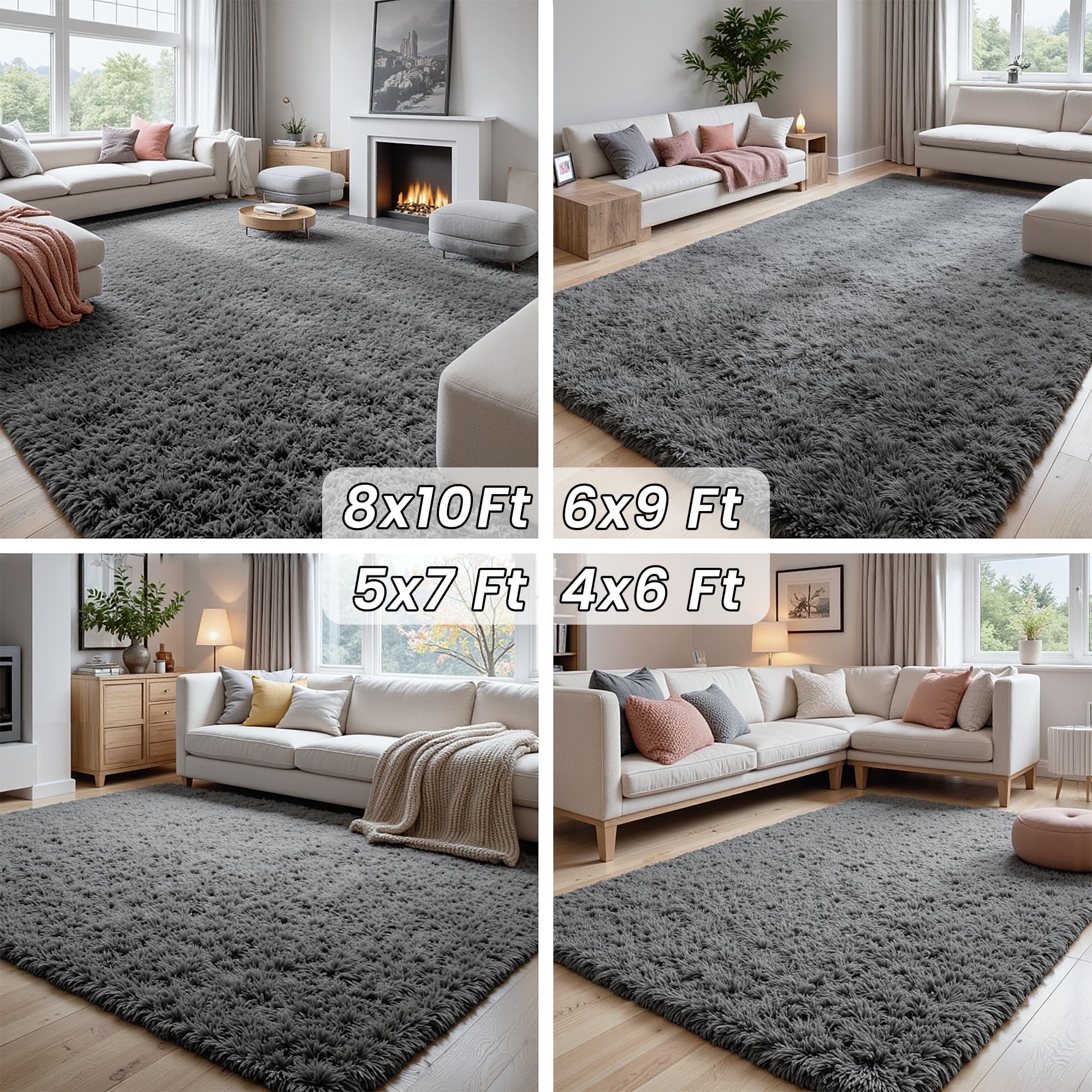 Fuzziness size comparison next to sofa demonstrating scale for room planning