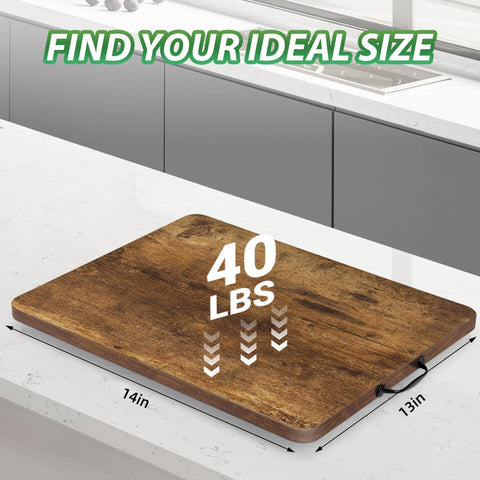 Fxacyem lifestyle kitchen scene showing tray blending with decor and simplifying countertop use