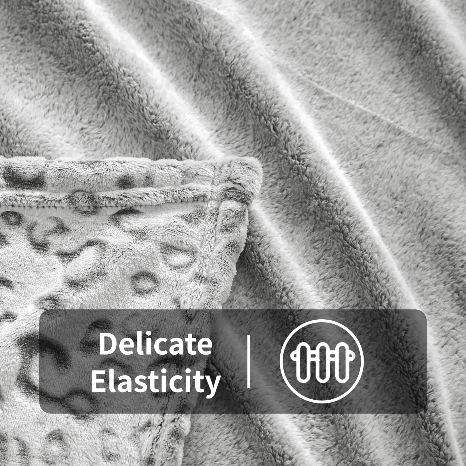 FY FIBER HOUSE pattern detail showing grey leopard gradient and style