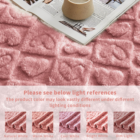 FY FIBER HOUSE blanket beside pillow to show scale and generous 60 by 80 inch coverage