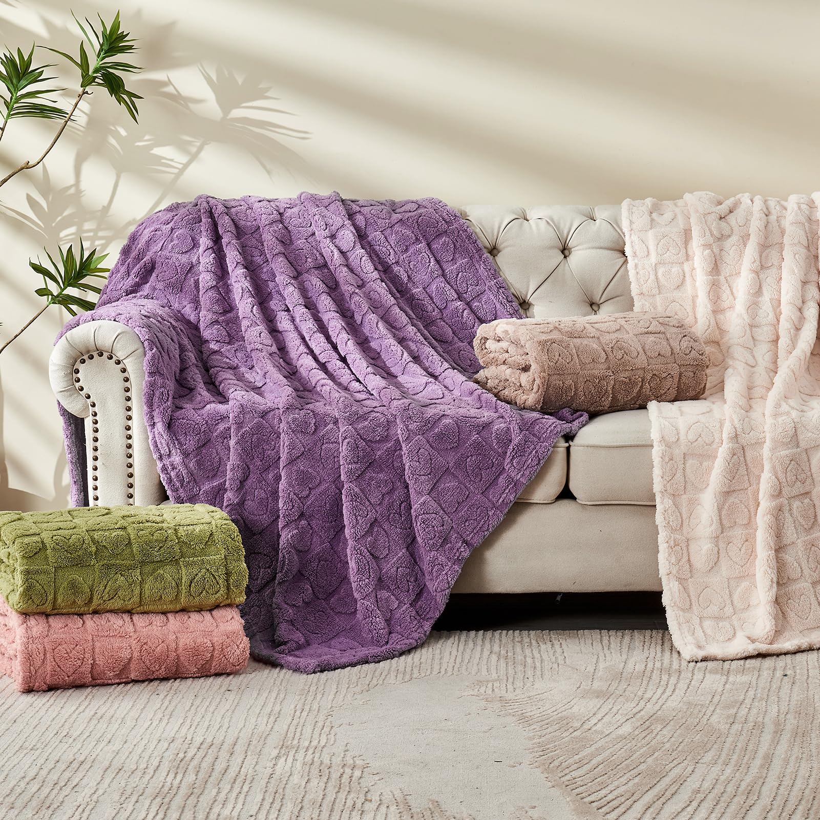 FY FIBER HOUSE freshly unpacked and fluffed blanket restored from vacuum pack for immediate use