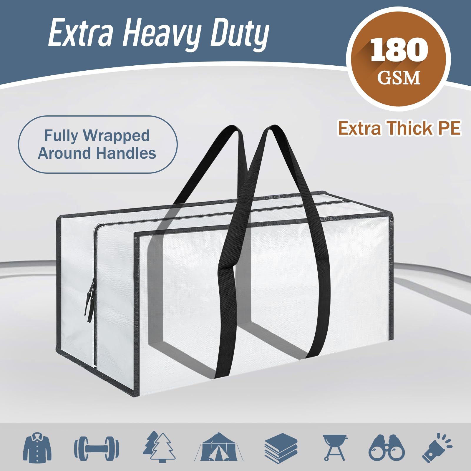 fygrip zipper and handle closeup highlighting strong zipper and comfortable grip benefit