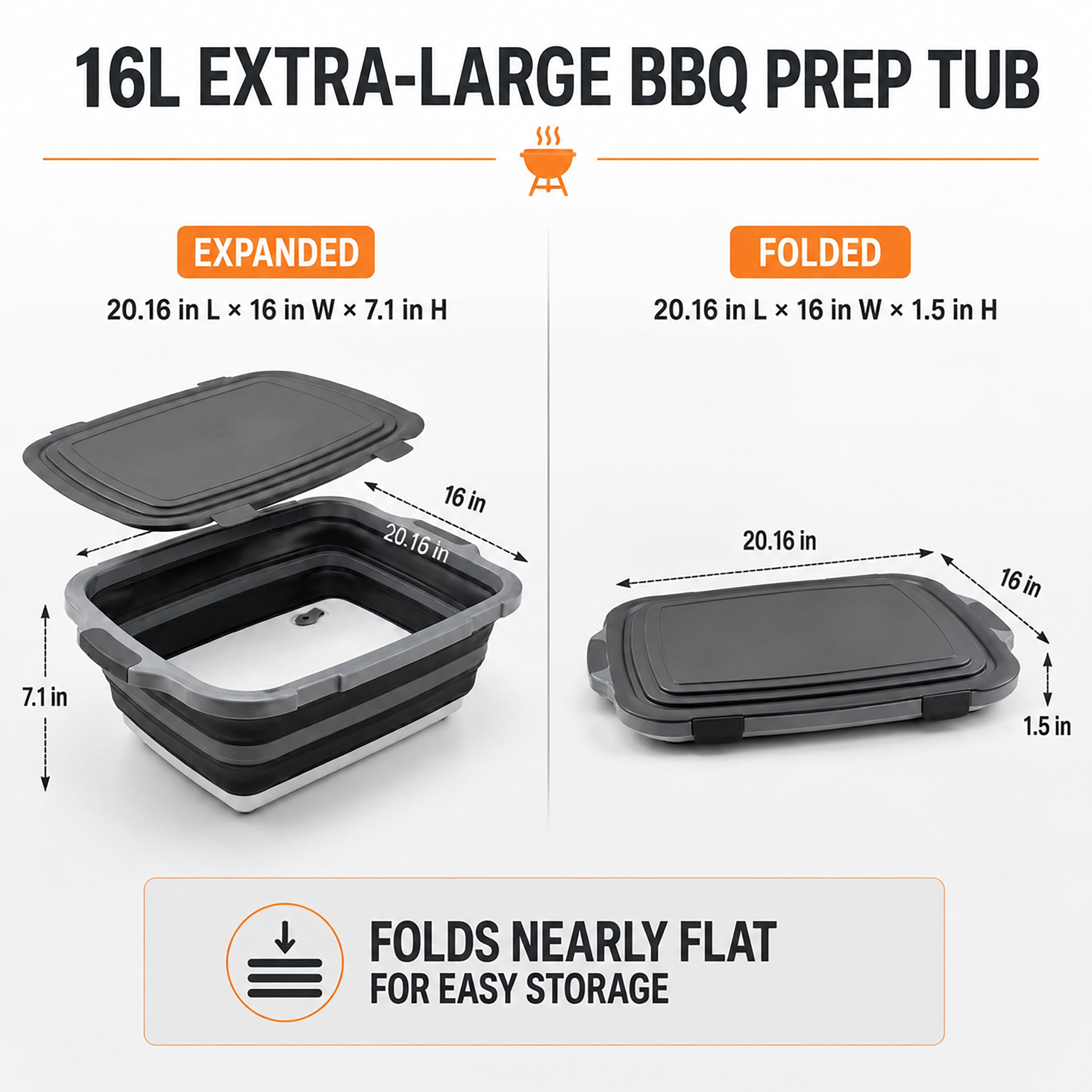 FZBJS drain plug detail enabling quick removal of excess marinade and juices