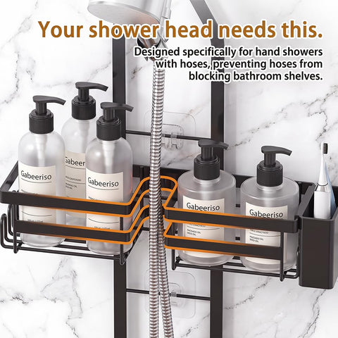 Gabeeriso adjustable height bracket detail allows tall bottle storage