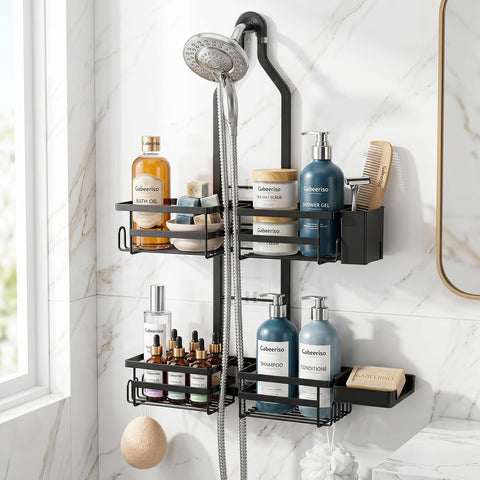 Gabeeriso front view of hanging caddy showing organized storage benefit